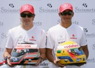 Fernando Alonso and Lewis Hamilton at the 2007 Monaco Grand Prix - Source: Getty